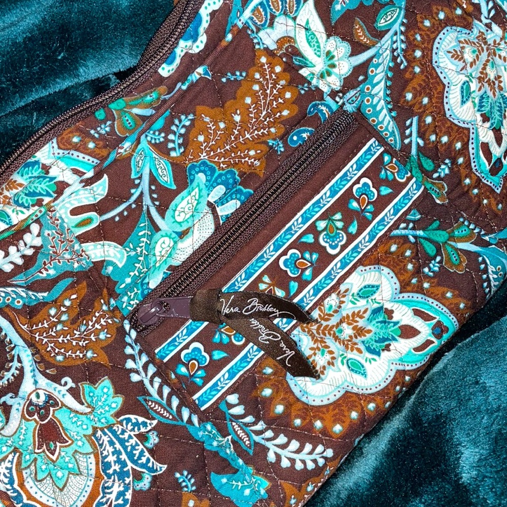 Java Blue Vera Bradley Purse - image 8